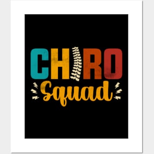 Chiro Squad Chiropractor Chiropractic Assistant Posters and Art